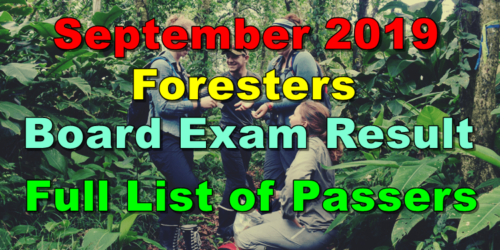 Forester Board Exam Result