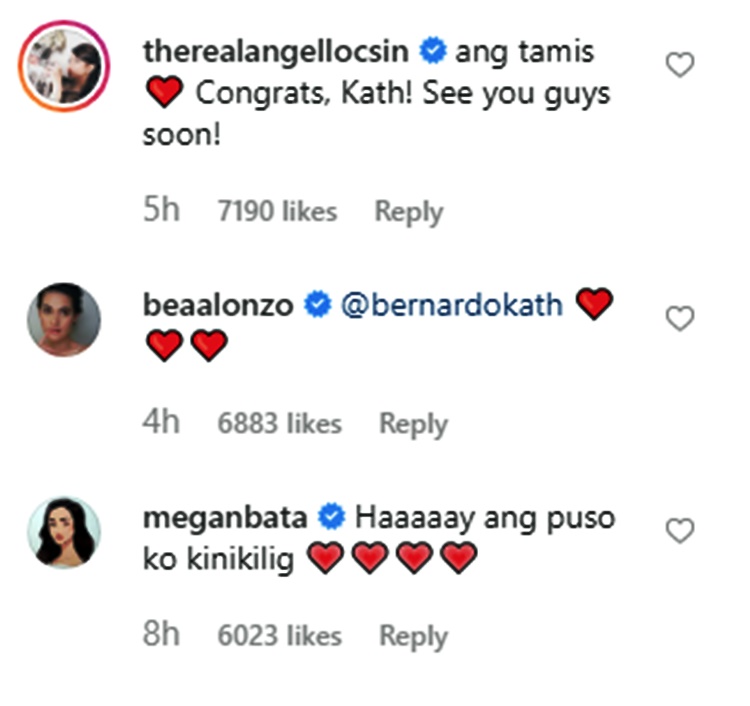 Kathryn Bernardo comments