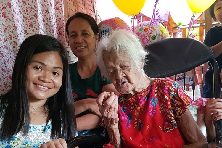 Oldest Person in Philippines Celebrates Her 122nd Birthday