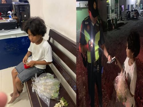 Young Sampaguita Vendor