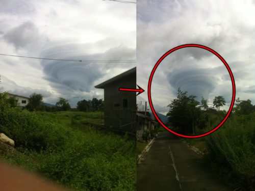 Unusual Cloud Formation