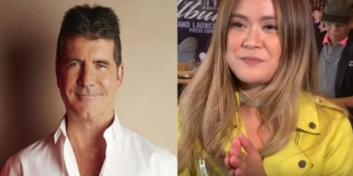 simon Cowell and Maria laroco