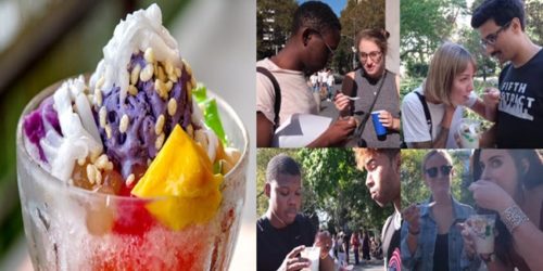 Americans taste Halo-halo