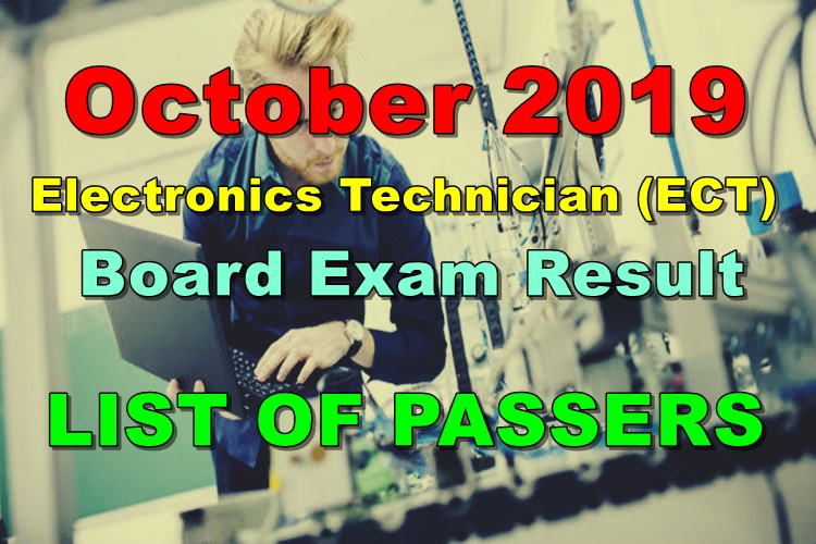 Electronics Technician Board Exam Result