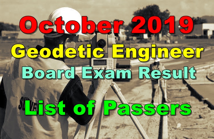 Geodetic Engineer Board Exam Result