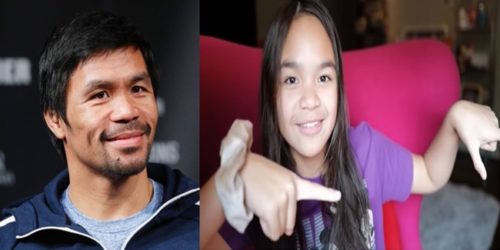 Manny Pacquiao daughter mary tour
