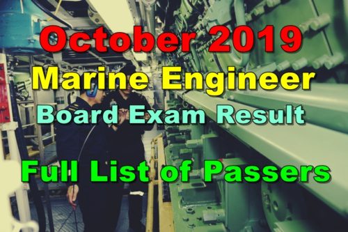 Marine Engineer Board Exam