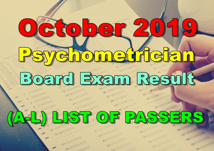 Psychometrician Board Exam Result