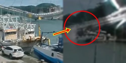 Taiwan Bridge Collapsing