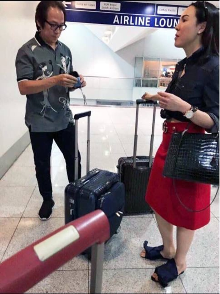 gretchen barretto atong ang airport