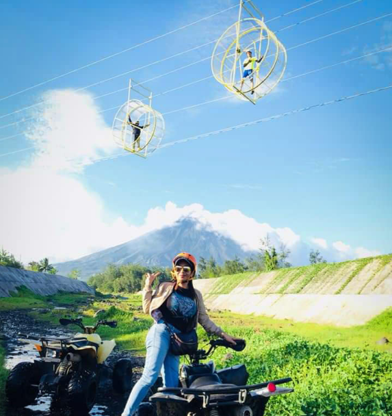 Hamster Wheel In The Sky Lets Guests Get A Great View Of Mt. Mayon