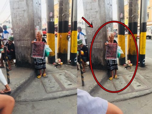 Poor Elderly Woman