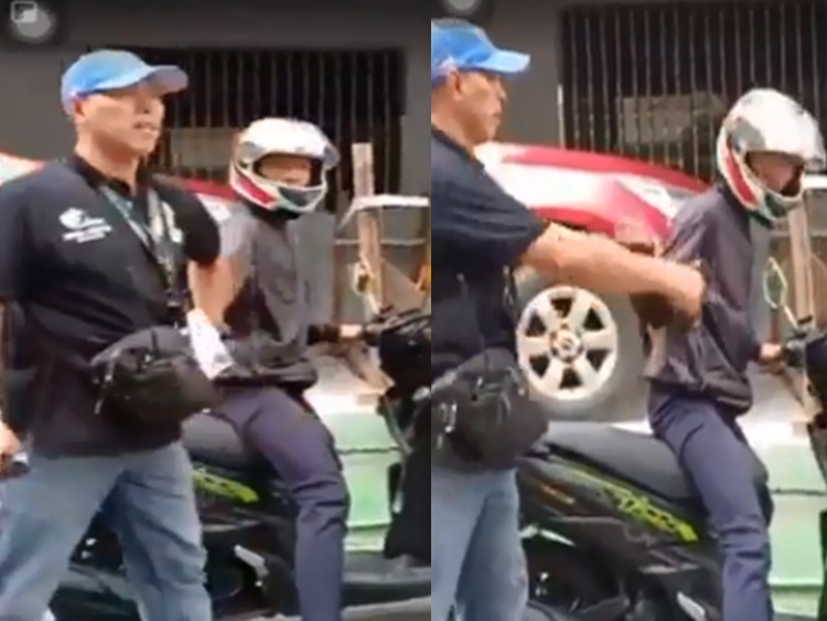 Local Official Caught on Camera Harassing Motorcycle Rider Over Violation