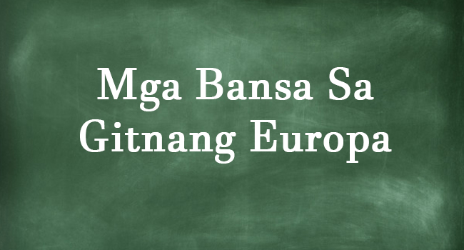 BANSA NG GITNANG EUROPA