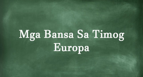 BANSA NG TIMOG EUROPA