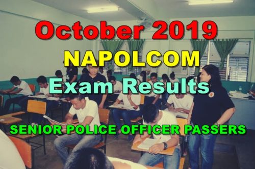 NAPOLCOM Exam Results
