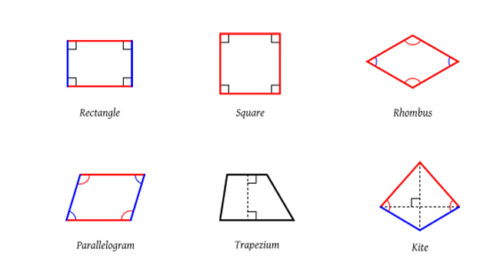 Quadrilateral Shapes - Meaning And The Different Types