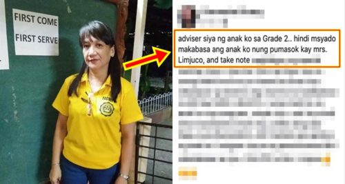 Teacher Melita Limjuco