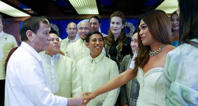 Duterte Welcomes LGBT Pilipinas, Inc. In Malacañang