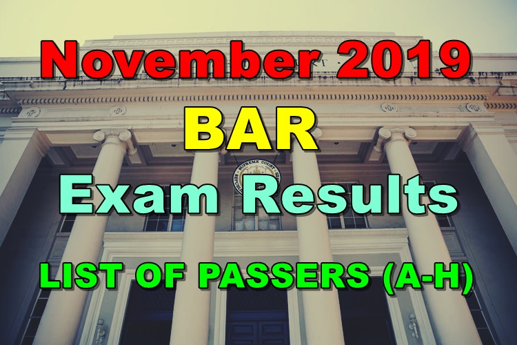 BAR Exam Results