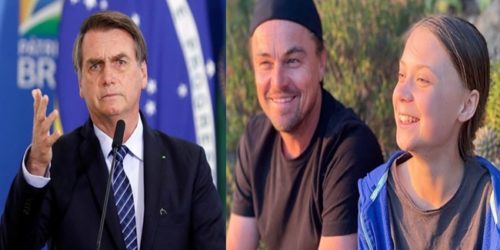 Brazilian President Jair Bolsonaro call Greta thunberg brat