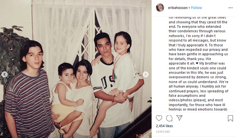 Mico Palanca's Sister Pays Heartfelt Tribute For Late Actor