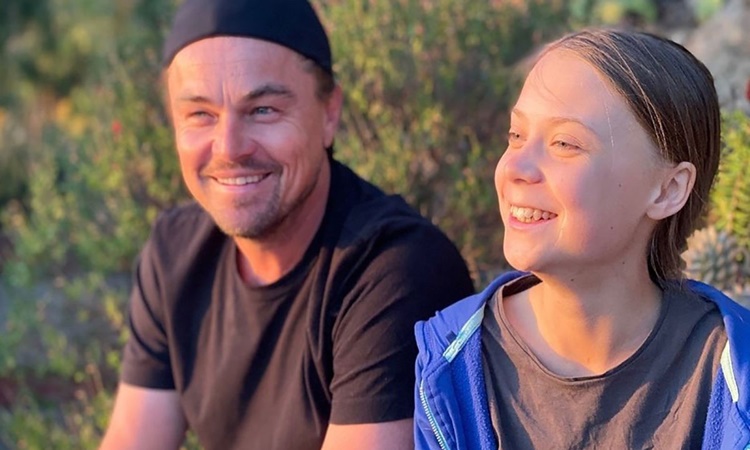 Leonardo-DiCaprio-Greta-Thunberg