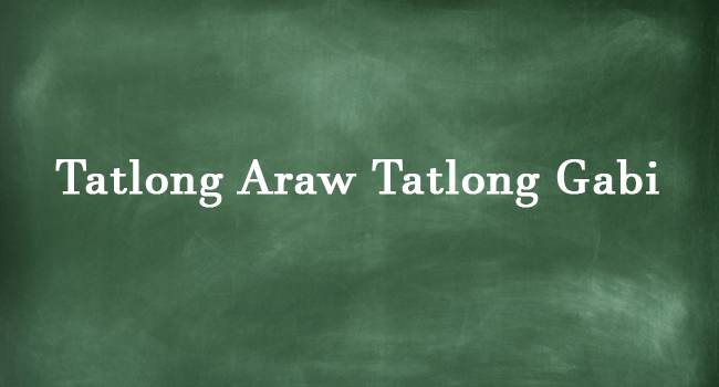 TATLONG ARAW TATLONG GABI