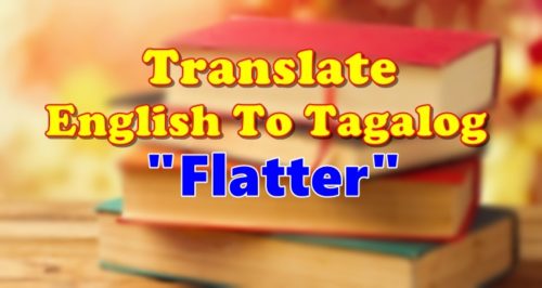 Translate English To Tagalog Flatter