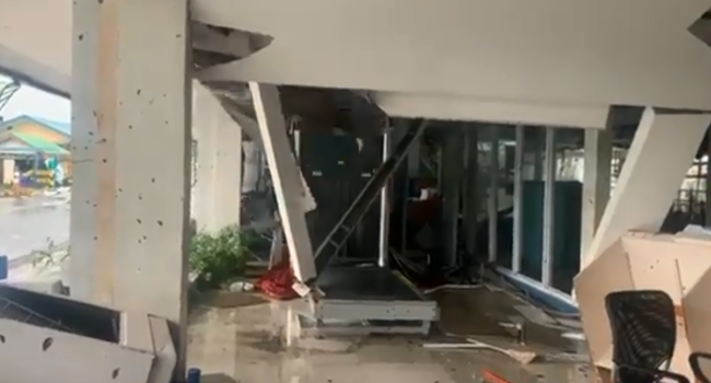 Legazpi Airport Left In Ruin Due To Tisoy's Rampage