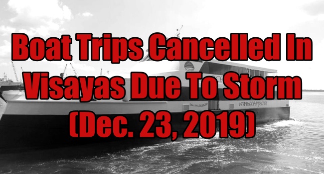 Boat Trips Cancelled In Visayas Due To Ursula - Coast Guard