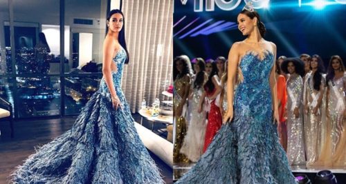 catriona gray reflection gown