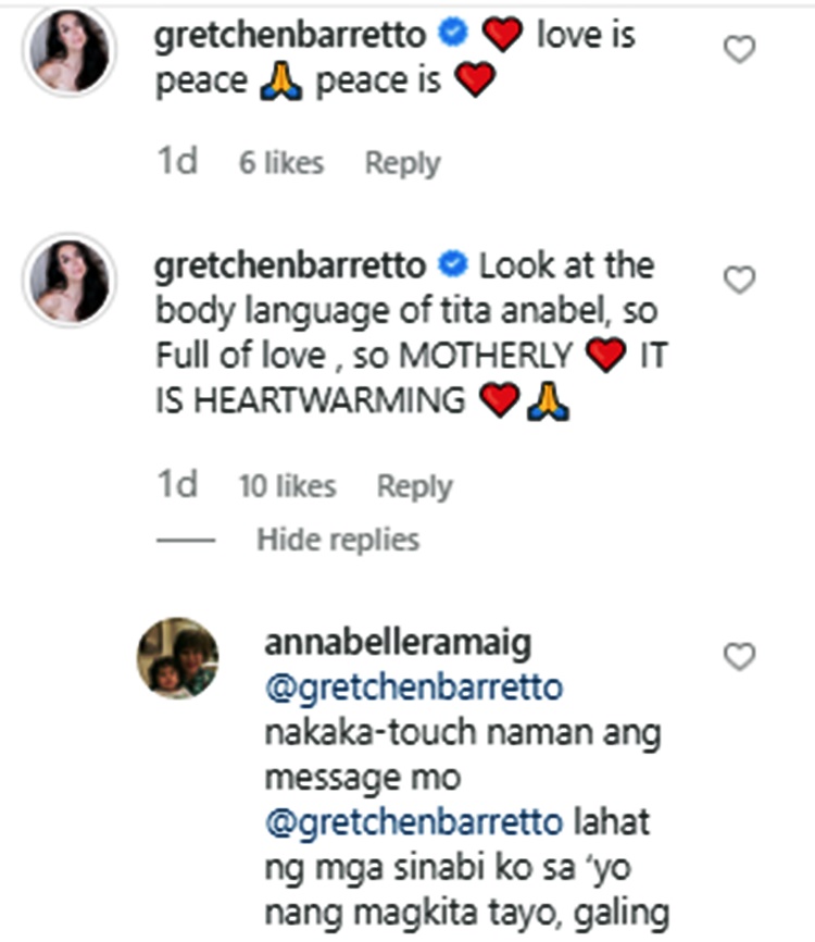 gretchen annabelle comments