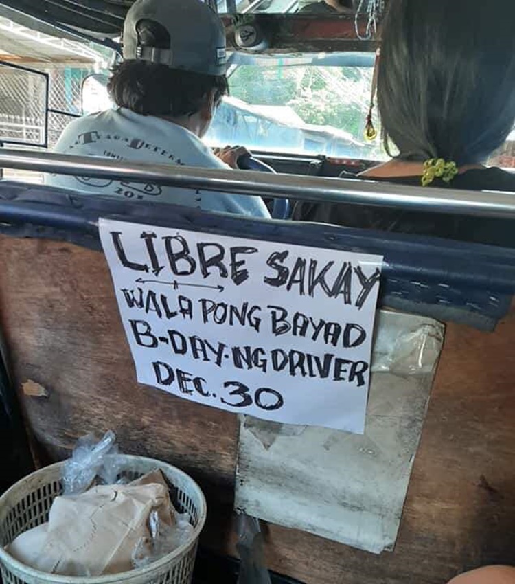 Generous Jeepney Driver