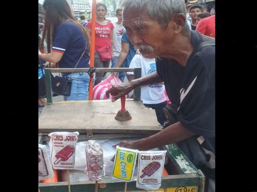 Poor Elderly Vendor