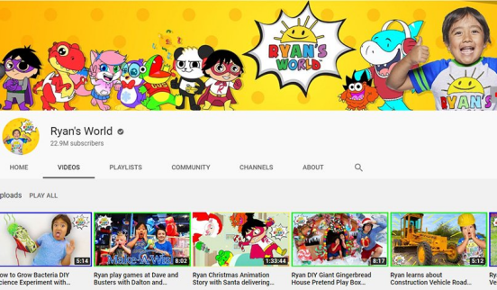 Highest Paid YouTuber Is Just 8-Years-Old - Here's How Much He Earns