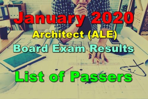 Architect Board Exam Result