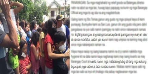 Barangay Officials taal relief goods 1