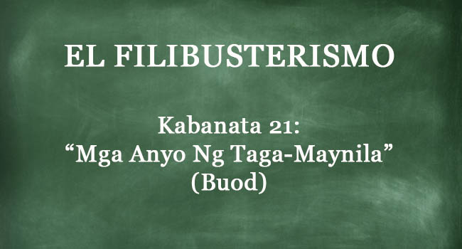 buod ng el filibusterismo