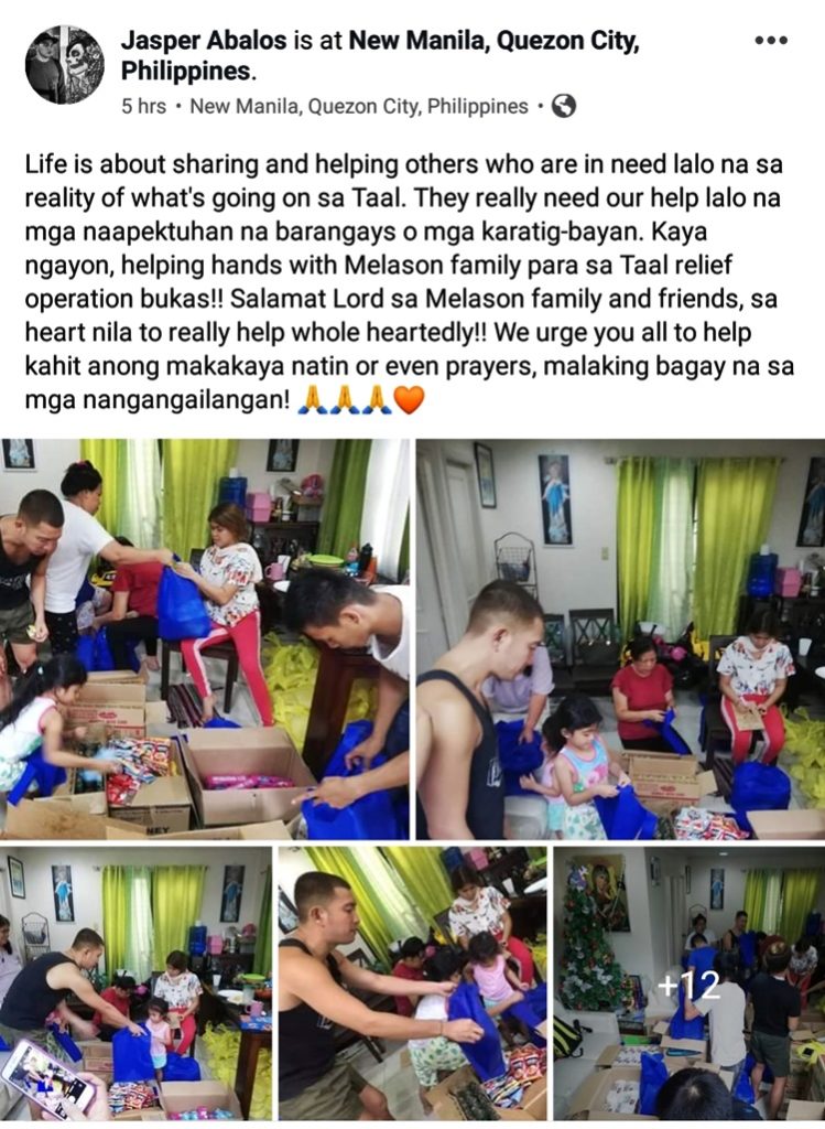 Taal Volcano Eruption