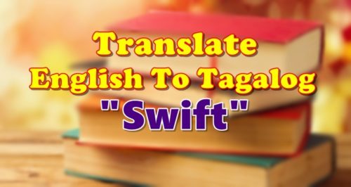 Translate English To Tagalog Swift