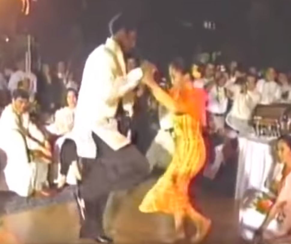 Kobe Bryant Dancing Tinikling In Manila 1998 (VIDEO)
