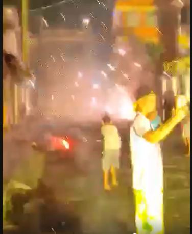 Fireworks Display Goes Wrong, Attacks Residents Goes Viral (VIDEO)