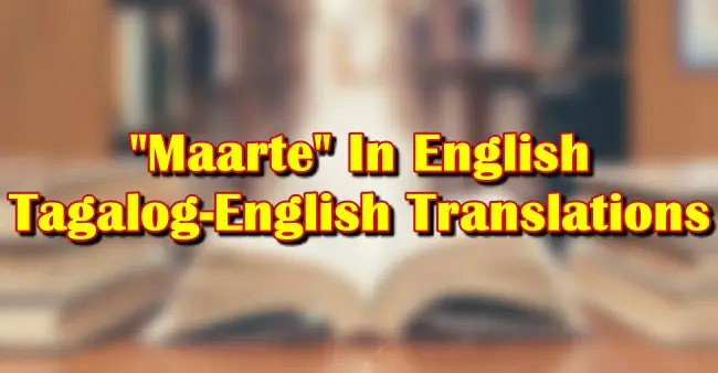 Language translate in tagalog