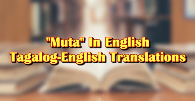 Muta In English alog English Translation Of Muta