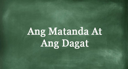 ANG MATANDA AT ANG DAGAT