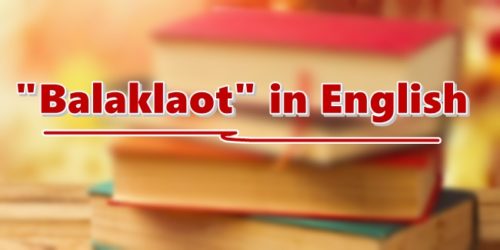 Balaklaot in English