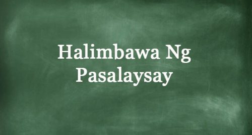 Halimbawa Ng Pasalaysay