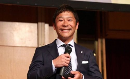 Japanese billionaire Yusaku Maezawa