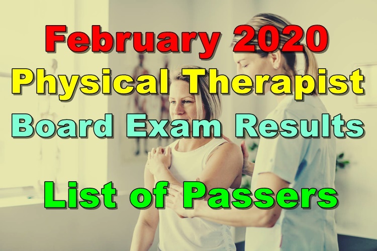 Physical Therapist Board Exam Result